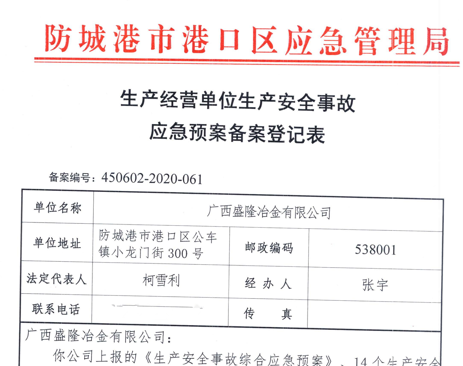 beat365正版唯一官网-beat365(中国)应急预案备案表公示